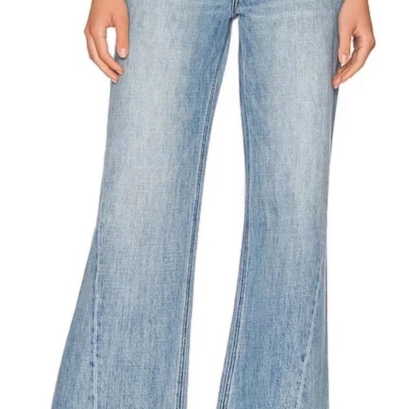 PISTOLA Ruby High Rise Palazzo Flare Jeans in Othello Sz30 - Picture 2 of 11